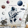 Cartoon Wall Decals Cosmonaut and Planets