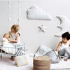 Children's Room Decoration Clouds And Moon Wall Stickers Soft Decoration Photo Background