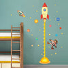 Height Measure Wall Sticker Rocket Monkey