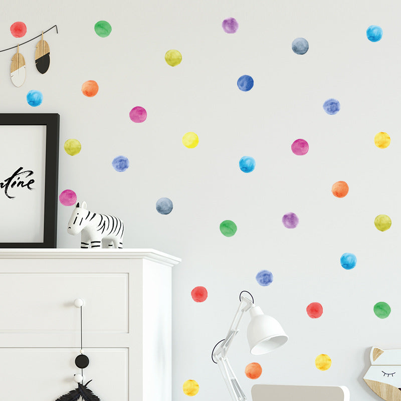 Pattern Wall Decals Colorful Dots