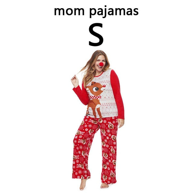 Matching Christmas Pajamas Family Set - Baby Deer