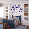 Load image into Gallery viewer, Cartoon Wall Decals Hot Air Balloons