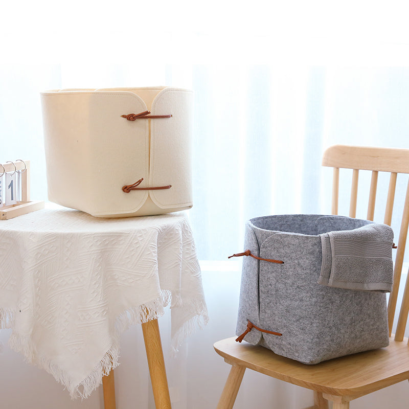 Felt Foldable Sundries Bucket Storage