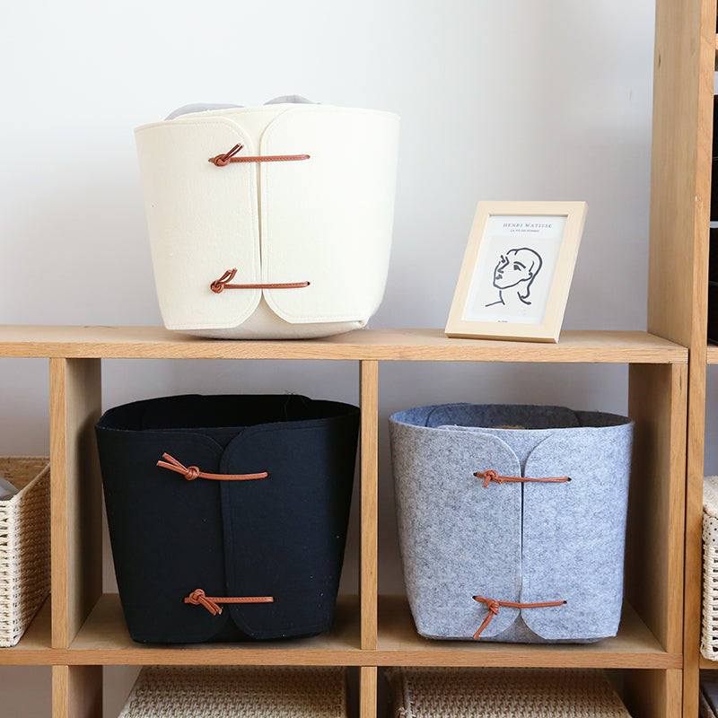 Felt Foldable Sundries Bucket Storage