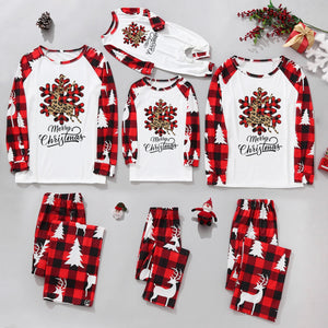 Matching Christmas Pajamas Family Set - Red Reindeer