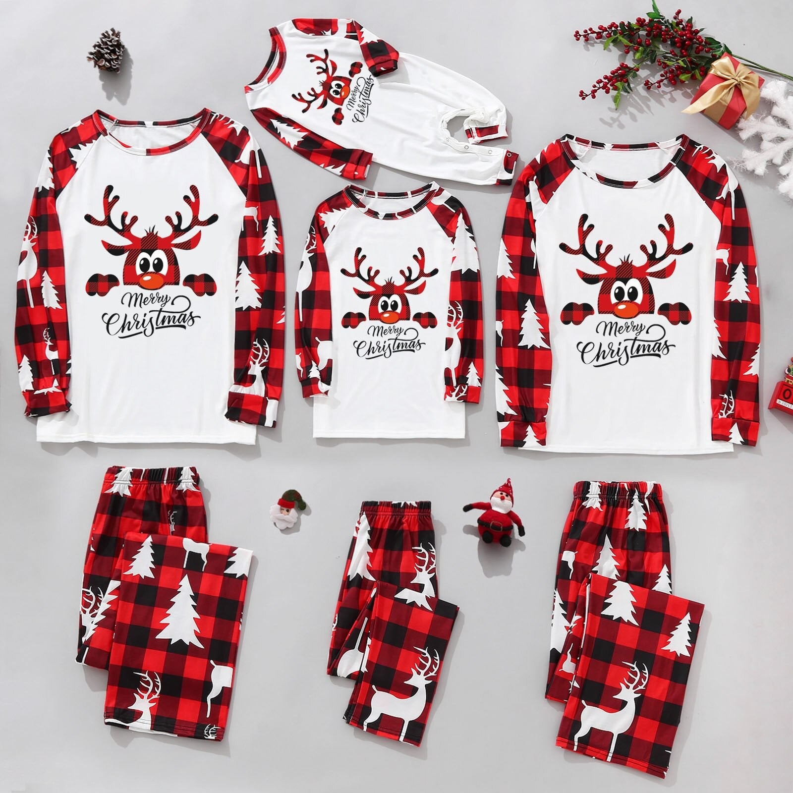 Matching Red Buffalo Plaid Family Christmas Pajamas  Family christmas  outfits, Family christmas pictures, Family christmas pajamas