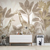 Load image into Gallery viewer, Giraffe Tropical Forest Nursery Wallpaper Mural