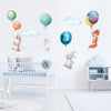 Nursery Wall Decals Forest Animals Balloons