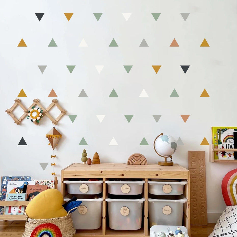 Nursery Wall Decals Triangle Geometric