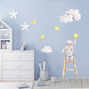 Load image into Gallery viewer, Nursery Wall Decals Bunny on the Stairs