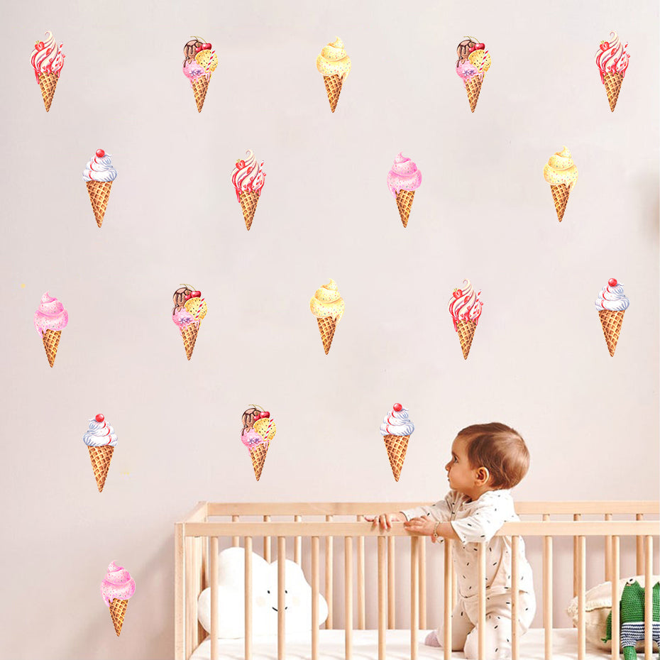 Pattern Wall Decals Ice Creams