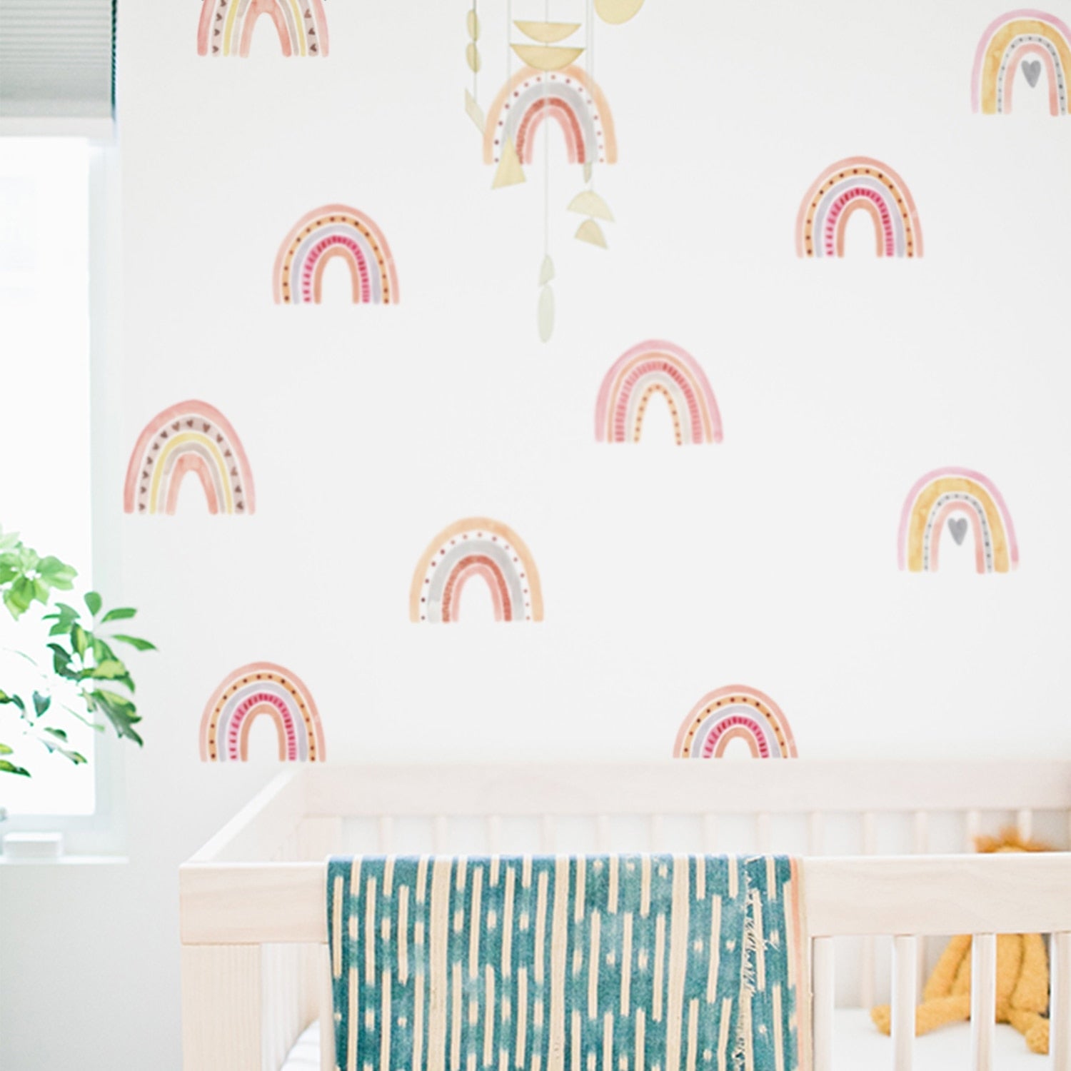 Small Colorful Rainbows Wall Decals