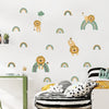 Load image into Gallery viewer, Cartoon Lion Rainbow Wall Decals