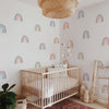 Small Colorful Rainbows Wall Decals