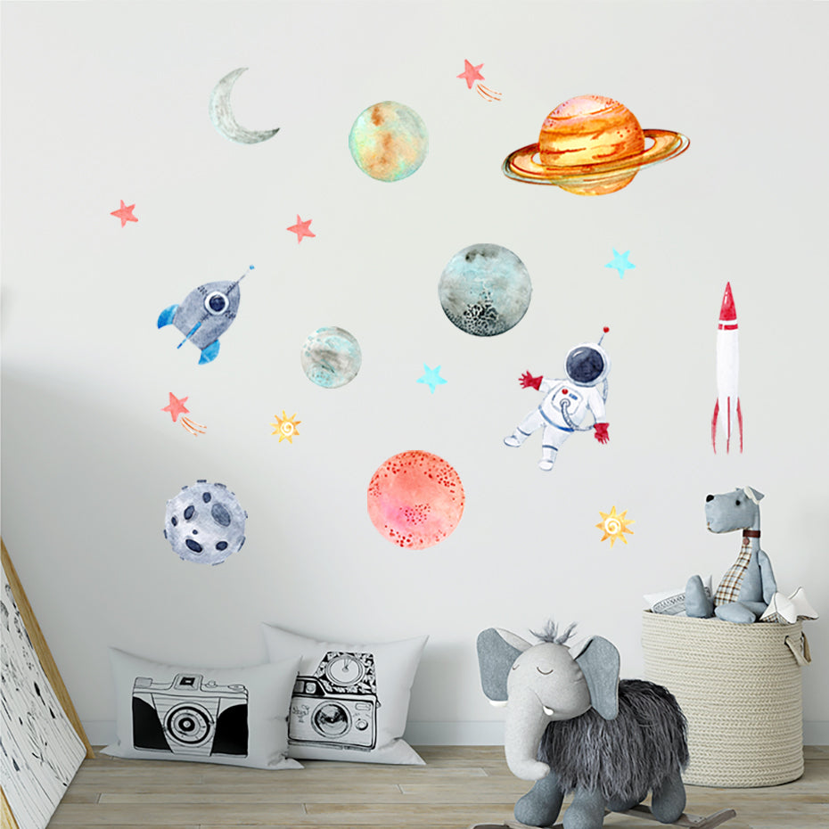 Universe Planets Wall Decals