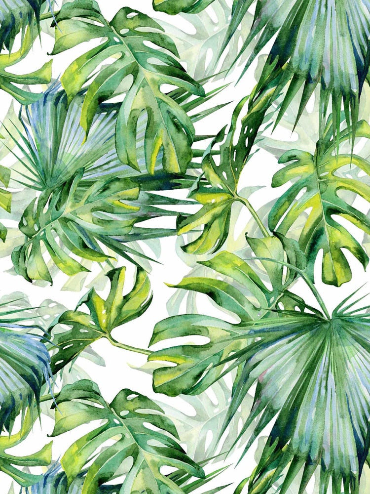 Palm Leaf Self-Adhesive Wallpaper