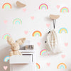 Nursery Wall Decals Colorful Small Rainbow