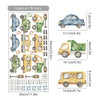 Load image into Gallery viewer, Cartoon Wall Decals Cute Urban Transport