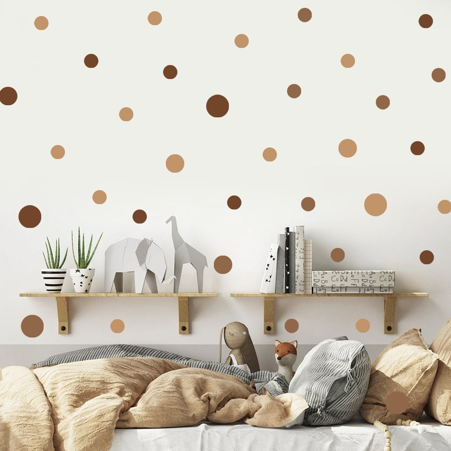 Nursery Wall Decals Irregular Polka Dot