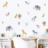 Load image into Gallery viewer, Cartoon Wall Decals Cute African Animals