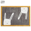 Cartoon Animals Square Area Rug