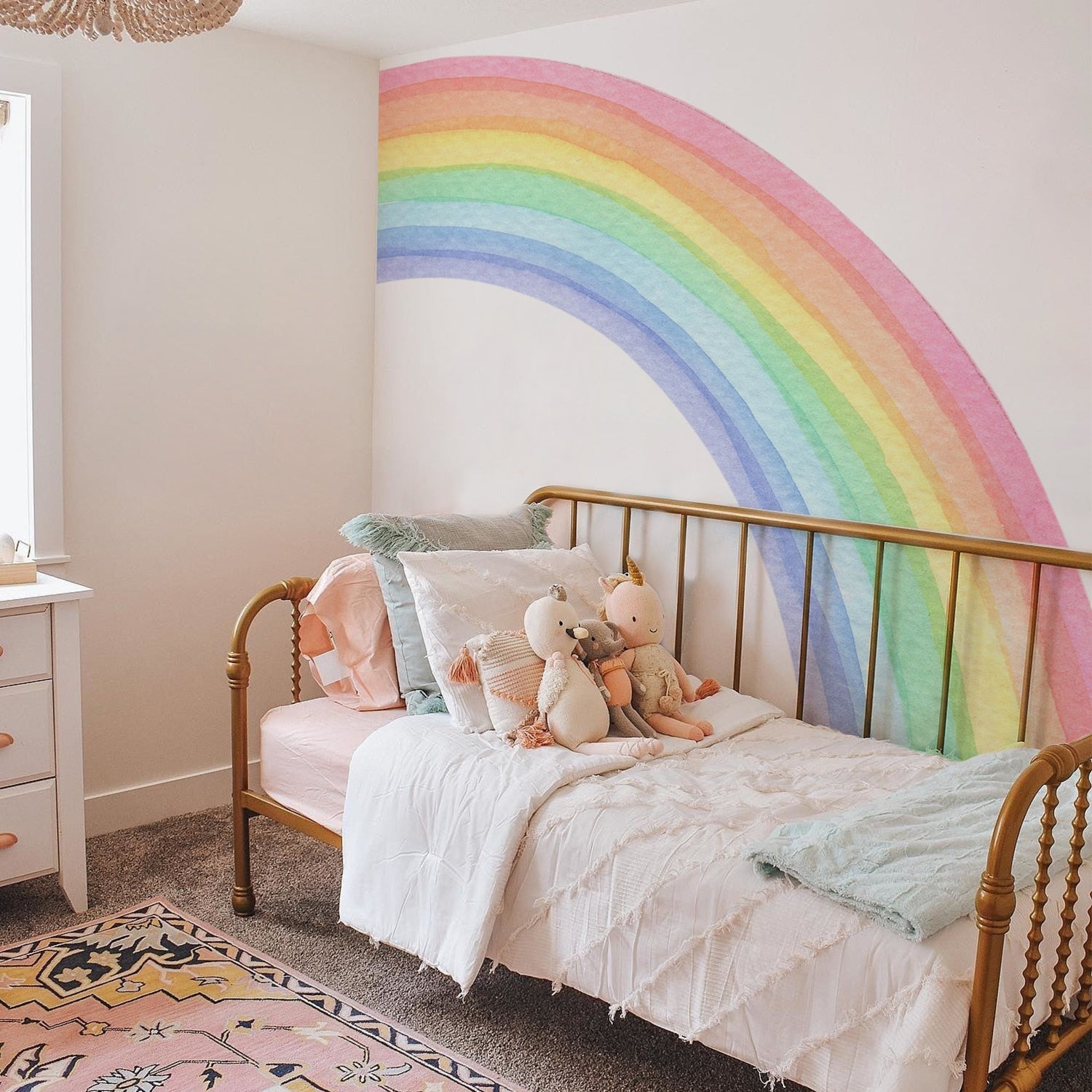 Watercolor Classic Rainbow Wall Decal