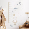 Height Chart Wall Decal Animals Stars