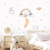 Load image into Gallery viewer, Cartoon Wall Decals Cute Rabbit and Dinosaurs