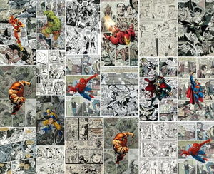 Superheroes 3D Comics Kids Wallpaper Mural