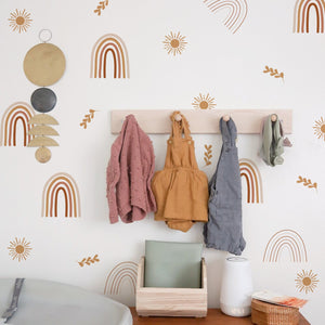 Pattern Wall Decals Rainbow Styles