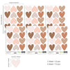 Pattern Wall Decals Boho Hearts