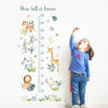 Load image into Gallery viewer, Custom Baby Name Wall Decals Growth Chart Animals