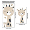Cartoon Wall Decals Cute Deer Fox Polka Dots