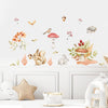 Load image into Gallery viewer, Cartoon Wall Decals Forest Animals Mushroom Acorn