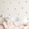 Pattern Wall Decals Pink Hearts