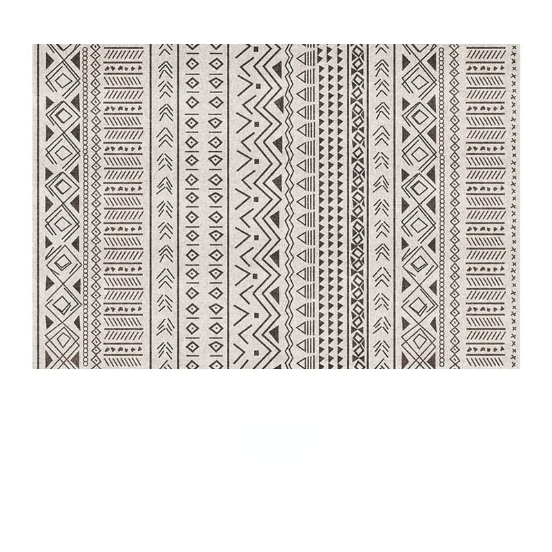 Ribbed Moroccan Soft Area Rug