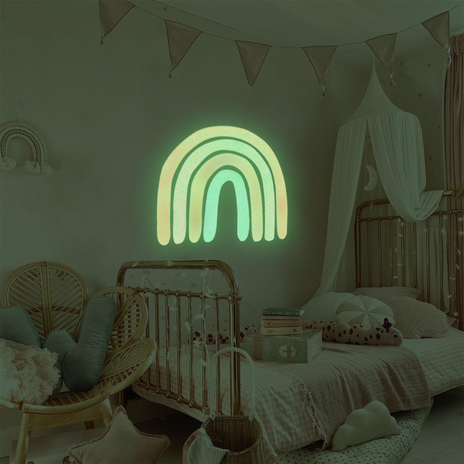 Rainbows Glow In The Dark Wall Decal