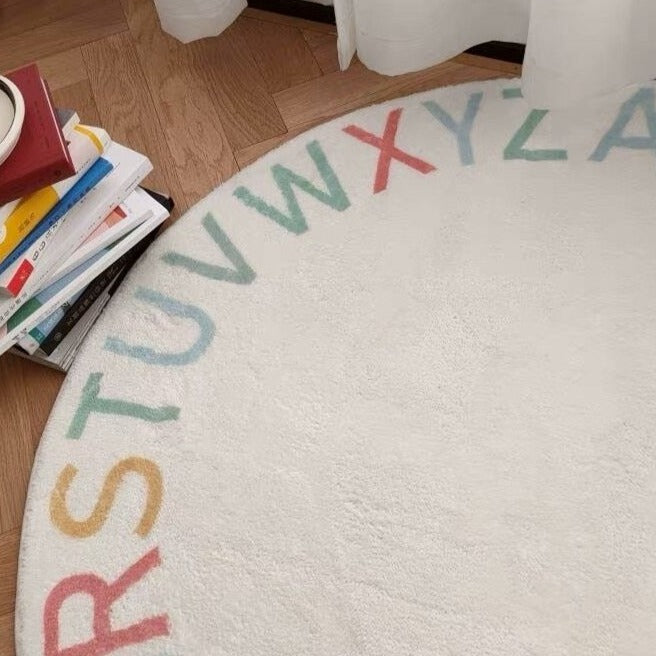 Round Rug Color ABC Alphabet – My Castle Decor