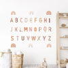 Nursery Wall Decals Colorful Alphabet Letter Rainbows