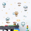 Load image into Gallery viewer, Cartoon Wall Decals Hot Air Balloon Sky