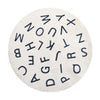 Round Nursery Rug ABC Alphabet