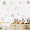 Load image into Gallery viewer, Boho Wall Decals Rainbows Patterns
