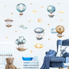 Load image into Gallery viewer, Cartoon Wall Decals Hot Air Balloon Sky