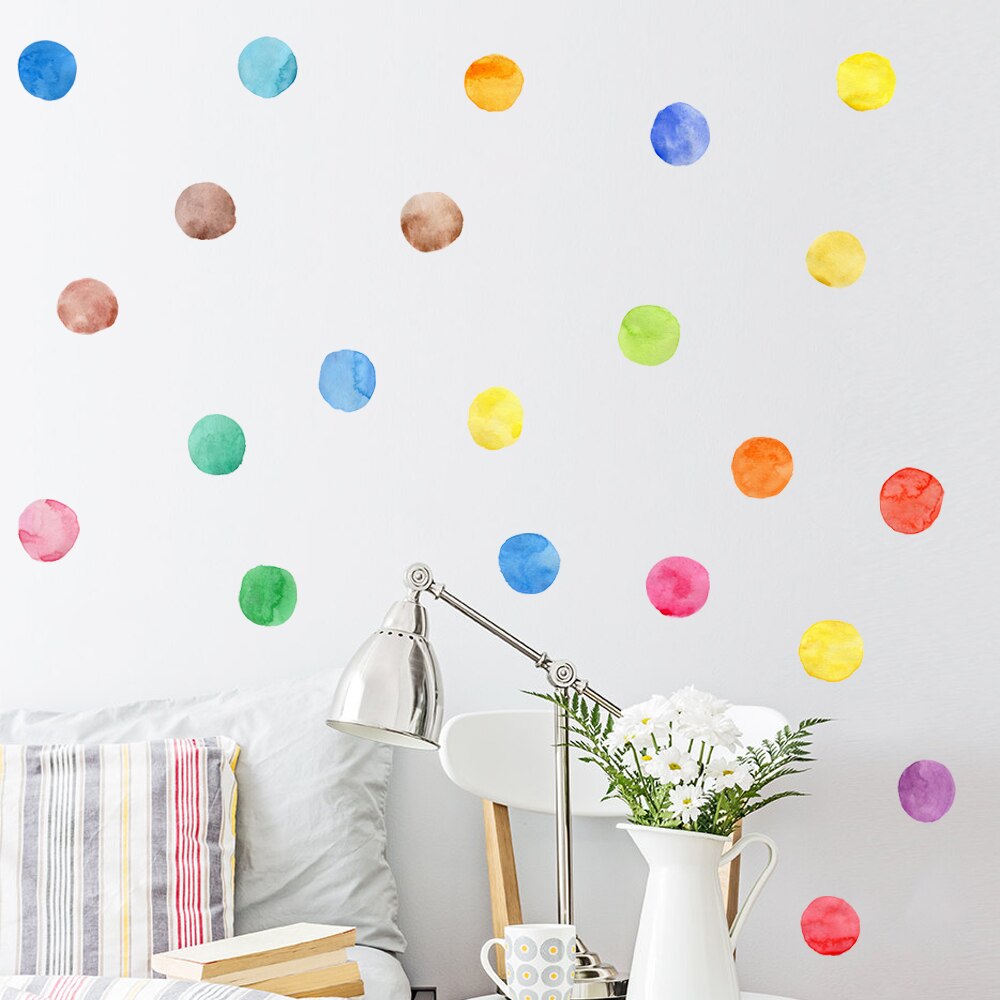 Colorful Pattern Wall Decal Shapes