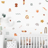 Nursery Wall Decals Abstract Geometric Shapes