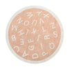 Round Nursery Rug ABC Alphabet
