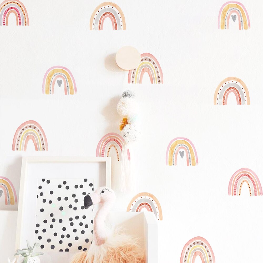 Pattern Wall Decals Rainbow Styles