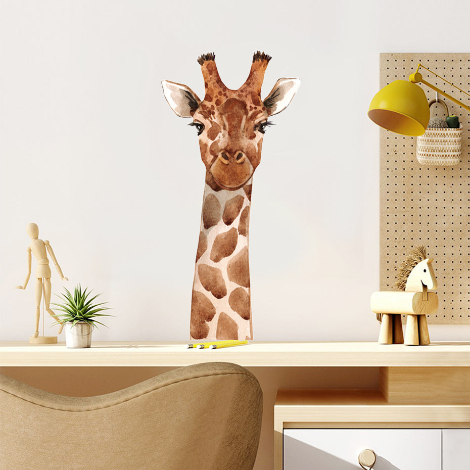 Nursery Wall Decal Cute Alpaca Giraffe