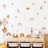 Load image into Gallery viewer, Boho Rainbow Heart Wall Decals