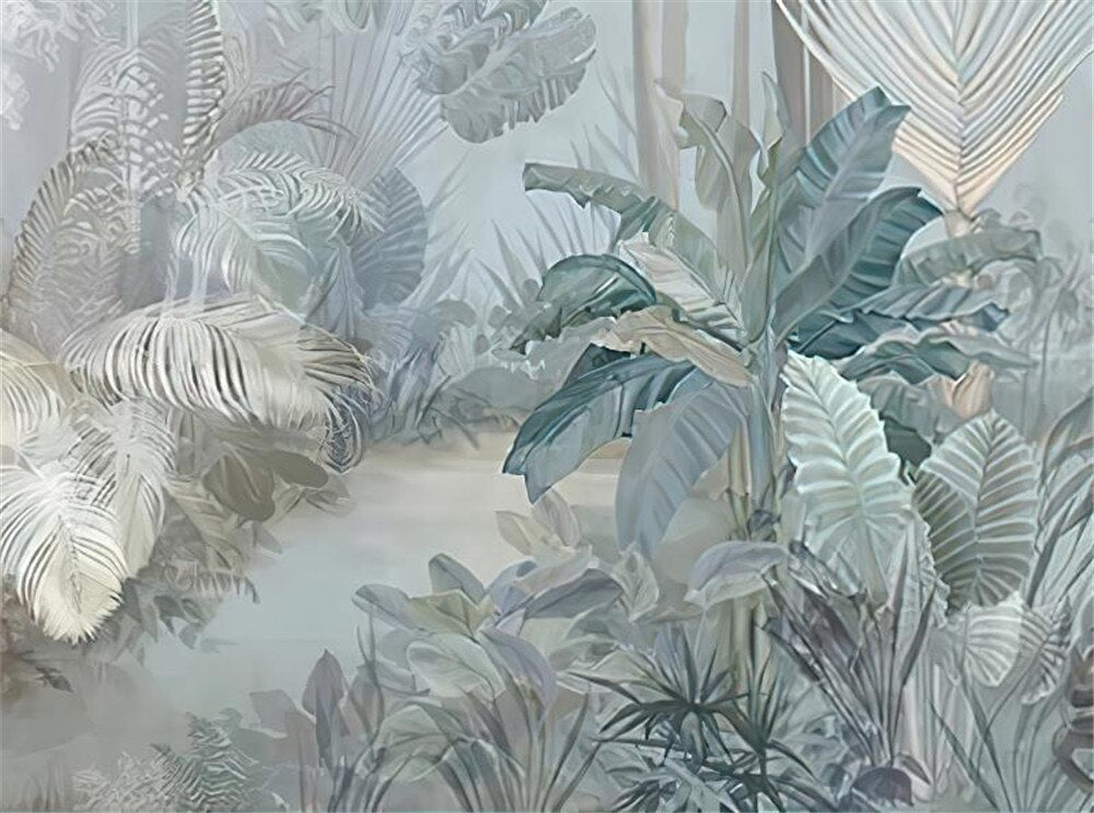 Rainforest Plants Scenery Wallpaper Mural
